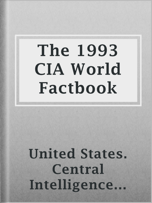 Cover image for The 1993 CIA World Factbook